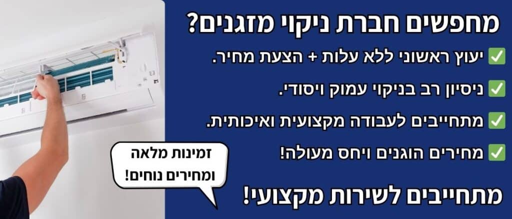 ניקוי מזגנים