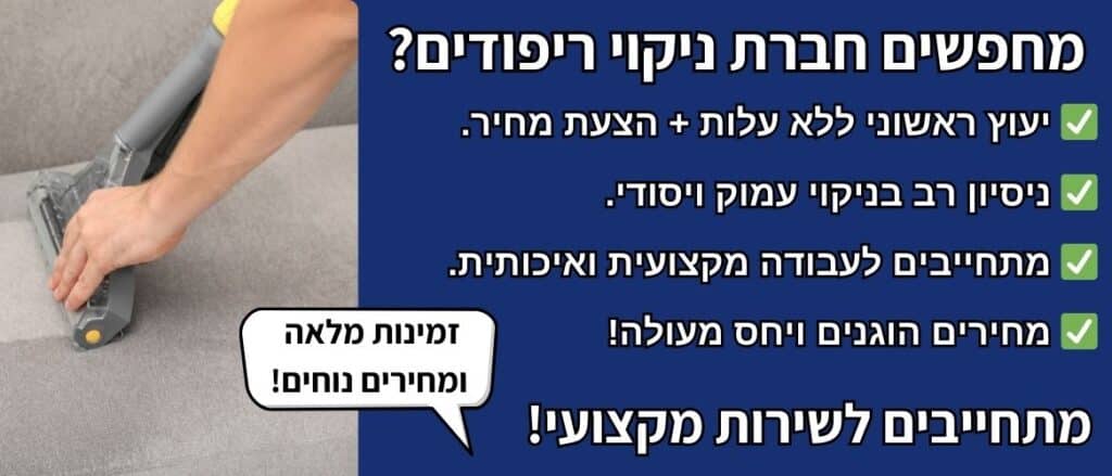 ניקוי ריפודים